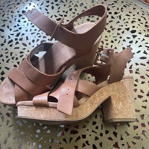 Toms sandals clogs cork